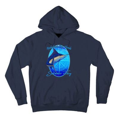 Apalachicola Bay Florida Sailfish Billfish Saltwater Fishing Tall Hoodie