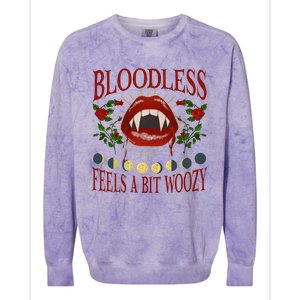 Astarion Bloodless Feels A Bit Woozy Gamer Game Lover Colorblast Crewneck Sweatshirt