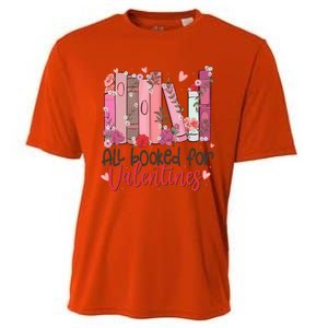 All Booked For Valentine Teacher Valentines Day Book Lover Cute Gift Cooling Performance Crew T-Shirt