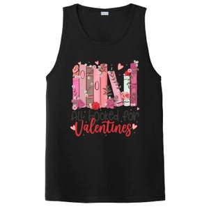 All Booked For Valentine Teacher Valentines Day Book Lover Cute Gift PosiCharge Competitor Tank