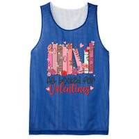 All Booked For Valentine Teacher Valentines Day Book Lover Cute Gift Mesh Reversible Basketball Jersey Tank