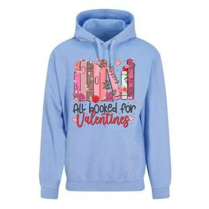 All Booked For Valentine Teacher Valentines Day Book Lover Cute Gift Unisex Surf Hoodie