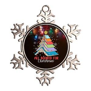 All Booked For Christmas Book Christmas Tree Lights Metallic Star Ornament