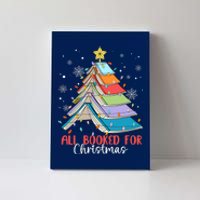 All Booked For Christmas Book Christmas Tree Lights Canvas