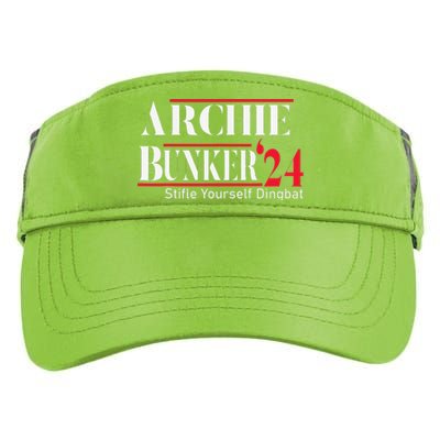 Archie Bunker For President Adult Drive Performance Visor