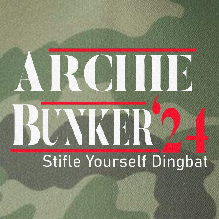 Archie Bunker For President Legacy Tie Dye Trucker Hat