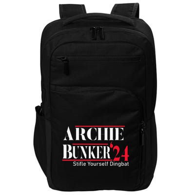Archie Bunker For President Impact Tech Backpack
