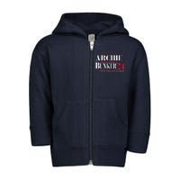 Archie Bunker For President Toddler Zip Fleece Hoodie