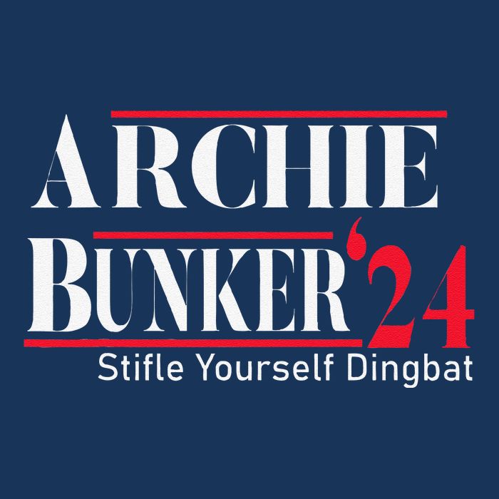 Archie Bunker For President Button
