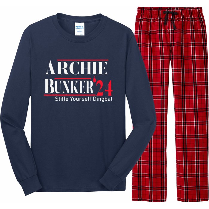 Archie Bunker For President Long Sleeve Pajama Set