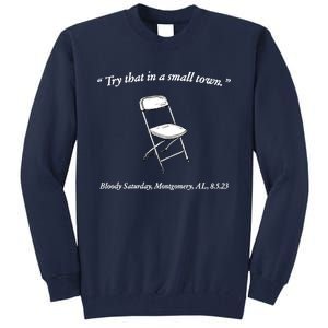 Alabama Boat Fight Brawl At Montgomery AL Riverfront Tall Sweatshirt