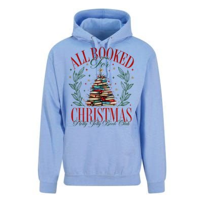 All Booked For Christmas Books Club Unisex Surf Hoodie