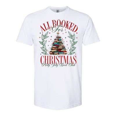 All Booked For Christmas Books Club Softstyle CVC T-Shirt