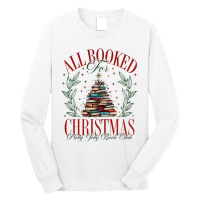 All Booked For Christmas Books Club Long Sleeve Shirt