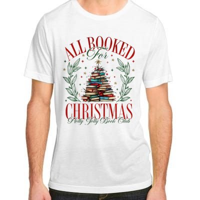 All Booked For Christmas Books Club Adult ChromaSoft Performance T-Shirt