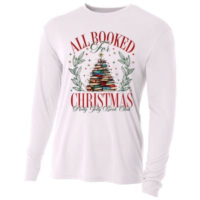 All Booked For Christmas Books Club Cooling Performance Long Sleeve Crew