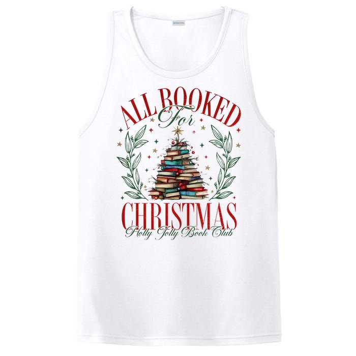 All Booked For Christmas Books Club PosiCharge Competitor Tank