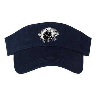 Angry Beaver Funny Dam It Valucap Bio-Washed Visor