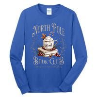 All Booked For Christmas Coquette Xmas Book Club Tall Long Sleeve T-Shirt