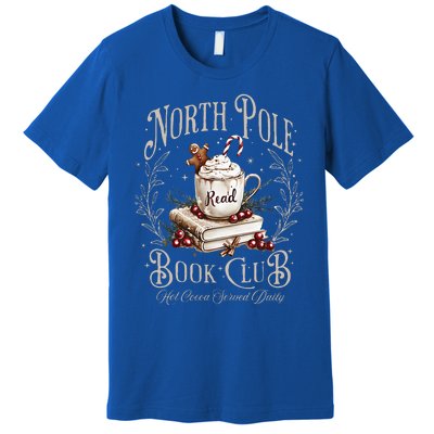 All Booked For Christmas Coquette Xmas Book Club Premium T-Shirt