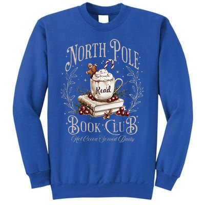 All Booked For Christmas Coquette Xmas Book Club Tall Sweatshirt