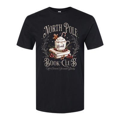 All Booked For Christmas Coquette Xmas Book Club Softstyle CVC T-Shirt