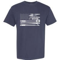 American BBQ Flag Garment-Dyed Heavyweight T-Shirt