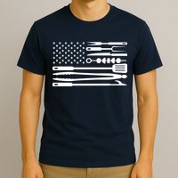 American BBQ Flag T-Shirt