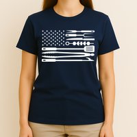 American BBQ Flag T-Shirt