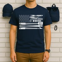 American BBQ Flag T-Shirt