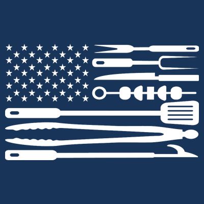 American BBQ Flag T-Shirt