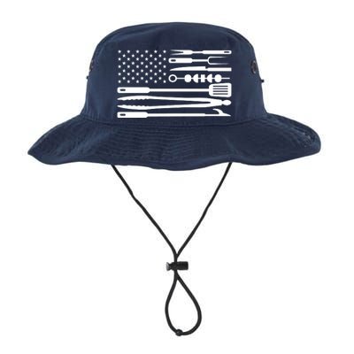 American BBQ Flag Legacy Cool Fit Booney Bucket Hat