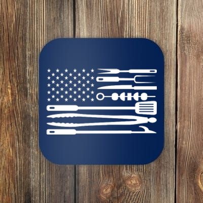 American BBQ Flag Coaster