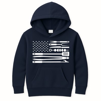 American BBQ Flag Kids Hoodie