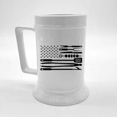 American BBQ Flag Beer Stein