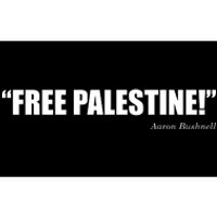 Aaron Bushnell Free Palestine Bumper Sticker