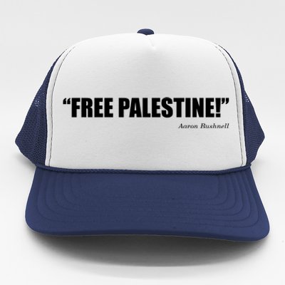 Aaron Bushnell Free Palestine Trucker Hat