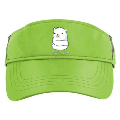 Auntie Bear Family Auntie Funny Gift For The Blessed Aunt Life Funny Gift Adult Drive Performance Visor