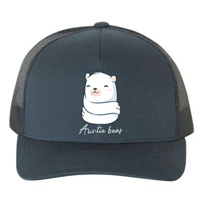 Auntie Bear Family Auntie Funny Gift For The Blessed Aunt Life Funny Gift Yupoong Adult 5-Panel Trucker Hat