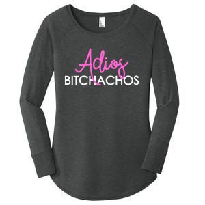 Adios Bitchachos Funny Cinco De Mayo Vacation Women's Perfect Tri Tunic Long Sleeve Shirt