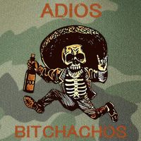 Adios Bichachos Funny Skull Legacy Tie Dye Trucker Hat