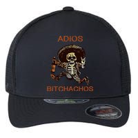 Adios Bichachos Funny Skull Flexfit Unipanel Trucker Cap
