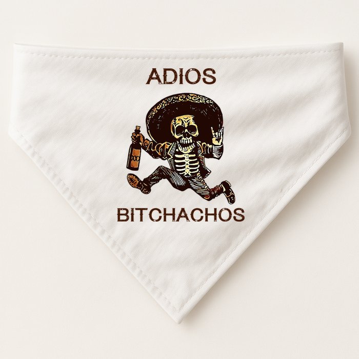 Adios Bichachos Funny Skull USA-Made Doggie Bandana
