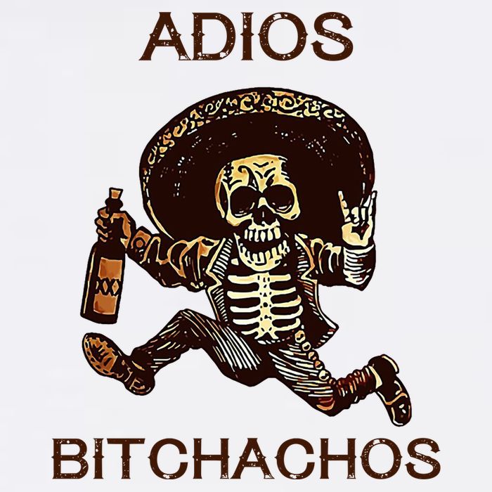 Adios Bichachos Funny Skull USA-Made Doggie Bandana