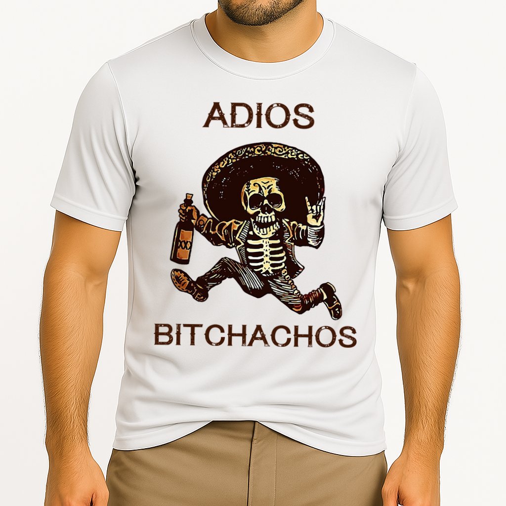 Adios Bichachos Funny Skull Performance Shirt