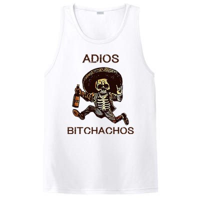 Adios Bichachos Funny Skull PosiCharge Competitor Tank