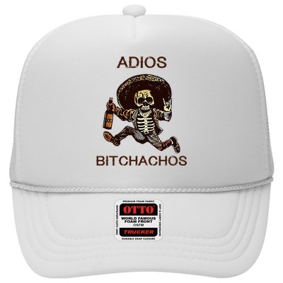 Adios Bichachos Funny Skull Trucker Hat