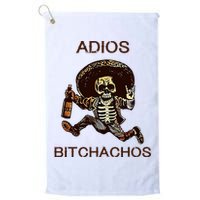 Adios Bichachos Funny Skull Golf Towel