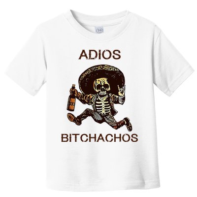 Adios Bichachos Funny Skull Toddler T-Shirt