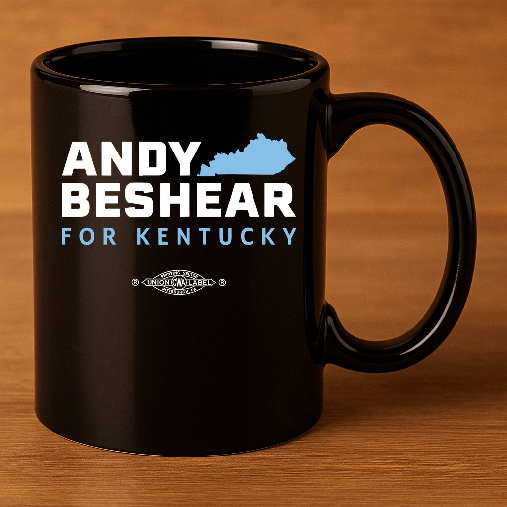 Andy Beshear For Kentucky 11oz C Handle Ceramic Mug
